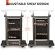 Adjustable Mobile Laptop Cart with Storage