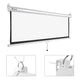 Instahibit Wall/Ceiling Mounted Pull Down Projector Screen 72" 4:3