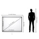 Instahibit Wall/Ceiling Mounted Pull Down Projector Screen 72" 4:3