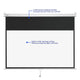 TheDisplayOutlet Instahibit Wall/Ceiling Mounted Pull Down Projector Screen 72" 16:9 Image