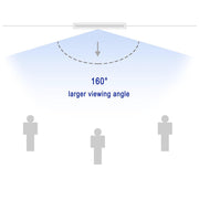 Instahibit Wall/Ceiling Mounted Pull Down Projector Screen 72" 16:9