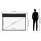 TheDisplayOutlet DSP Motorized Projector Screen 92" 16:9 Wall Ceiling Image