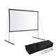 TheDisplayOutlet Ecom Portable Freestand Front Projector Screen w/ Legs 100" 16:9 Image