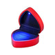 TheDisplayOutlet Engagement Ring Box with Light Heart Shaped Jewelry Gift Box, Red Image