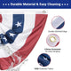 TheDisplayOutlet US Flag Bunting Patriotic Bunting Image