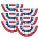 TheDisplayOutlet US Flag Bunting Patriotic Bunting, 6ct/pk Image