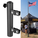 TheDisplayOutlet Metal Flag Canopy Mount Banner Display Sign Holder Image