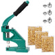 TheDisplayOutlet Grommet Machine Hand Press Tool #0 #2 #4, Brass Image