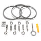 TheDisplayOutlet Inflatable Mirror Ball Stainless Steel Cable Hanging Kit Image
