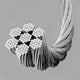 TheDisplayOutlet 4.8mm 3/16" Batting Cage Cable 316 Stainless Steel, 7x19, 500ft Image