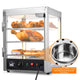 TheDisplayOutlet Food Warmer Display Cabinet 3-Tier 15x15x20 (Dimmable Light) Image