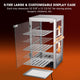 TheDisplayOutlet Food Warmer Display Cabinet 5-Tier 15x15x28 Image