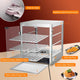 TheDisplayOutlet Food Warmer Display Cabinet 3-Tier 20x20x24 (Dimmable Light) Image