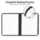 TheDisplayOutlet Clear Menu Covers 8.5x11 Black Menu Holder Image