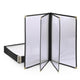 Clear Menu Covers 8.5x11 Black Menu Holder