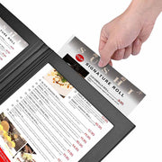 TheDisplayOutlet LED Menu Cover Illuminated Menus 8.5x11 with Adaptor Image