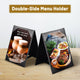 TheDisplayOutlet Table Tent A-Frame Double-sided Sign Corner Holder Image