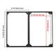 Custom Menu Covers PU Leather 8.5x14 4-View 10ct/pk