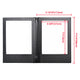 TheDisplayOutlet Custom LED Menu Covers 5in, Custom Logo & Leather Color/Pattern Image