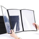 TheDisplayOutlet Clear Menu Covers 8.5x14 & Half Menu Holder 30ct/pk, Book Style 6-View Image