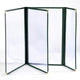TheDisplayOutlet Green Clear Menu Covers 8.5x14 & Half Menu Holder 30ct. Image