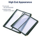 TheDisplayOutlet Green Clear Menu Covers 8.5x14 & Half Menu Holder 30ct. Image