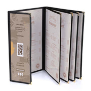 TheDisplayOutlet Clear Menu Covers 8.5x14 & Half Menu Holder 30ct/pk Image