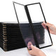 TheDisplayOutlet Clear Menu Covers 4.25x14 Drinks Wine Menu Holder 30ct/pk, Book Style 4-View Image