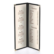 TheDisplayOutlet Clear Menu Covers 4.25x14 Drinks Wine Menu Holder 30ct/pk Image