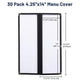 Clear Menu Covers 4.25x14 Drinks Wine Menu Holder 30ct/pk