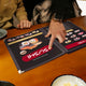 TheDisplayOutlet Clear Menu Covers 8.5x11 Black Menu Holder Image