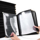 Clear Menu Covers 8.5x11 Black Menu Holder
