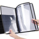 Clear Menu Covers 8.5x14 Black Menu Books