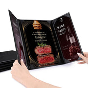 TheDisplayOutlet Menu Covers PU Leather 5ct/Pack 8.5x11 Image