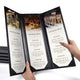Menu Covers PU Leather Wine Drinks Menu Holder 4.25x11 5ct/Pack
