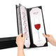 TheDisplayOutlet Menu Covers PU Leather Wine Drinks Menu Holder 4.25x14 5ct/Pack, Book Style 4-View Image