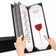 TheDisplayOutlet Menu Covers PU Leather Wine Drinks Menu Holder 4.25x14 5ct., Book Style 6-View Image