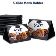 Table Tent 3-Panel Cards Holder