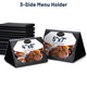Table Tent 3-Panel Cards Holder