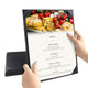 TheDisplayOutlet Menu Covers PU Leather 5ct/Pack 8.5x11, Single-View Image