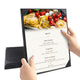 TheDisplayOutlet Menu Covers PU Leather 5ct/Pack 8.5x11, Single-View Image
