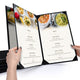 TheDisplayOutlet Menu Covers PU Leather 5ct/Pack 8.5x14, Book Style 4-View Image