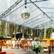 TheDisplayOutlet Mirror Disco Ball with Hanging Ring Image