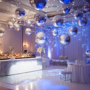 TheDisplayOutlet Mirror Disco Ball with Hanging Ring Image