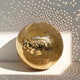 TheDisplayOutlet Mirror Disco Ball with Hanging Ring, 20in Gold Image