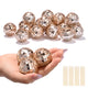 TheDisplayOutlet 1.6in Small Mirror Disco Ball in Bulk 120ct, Rose Gold Image