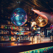 TheDisplayOutlet Retro Party Disco Light (RGB Light, Mirror Ball & Motor) Image