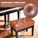 TheDisplayOutlet Adjustable Piano Bench with Storage 23x13" Seat Image