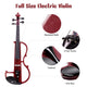TheDisplayOutlet 4/4 Electric Violin for Beginners Headphone Rosin Case Included Image