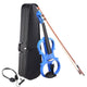 TheDisplayOutlet Full Size Electric Violin for Beginners with Headphone Rosin Case Image